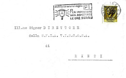 ITALIA ITALY - 1972 RIETI Per Impostare Non Aspettate Le Ore Serali - Annullo Meccanico A Targhetta - 1186 - Non Classés