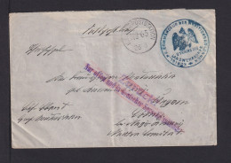 Feldpostbrief Nach Ungarn - "Zurück! Nur Offen Und In Deutscher Sprache.." - Gestrichen - Guerre Mondiale (Première)