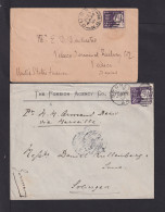 1897/8 - 2 Brief Ins Ausland, 1x Ab Sydney, 1x Ab DUBBO - Lettres & Documents