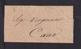 1837 - Brief Aus Alessandria Nach Cairo - Prefilatelia