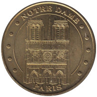 75-0479 - JETON TOURISTIQUE MDP - Paris - Notre Dame - Façade - Cerclée - 2006.3 - 2006
