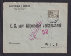 Einzelfrankatur Auf Brief Ab Roustchouk Nach Wien, Zensuren - Covers & Documents