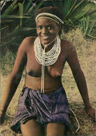 AFRICA - ANGOLA - UMBUNDO GIRL - HALF NAKED / NUDE / NU GIRL - 1960s  (12380) - Afrique