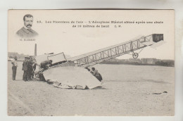 CPA TRANSPORT AVIATION ACCIDENT - L'Aéroplane BLERIOT Abimé Après Une Chute De 10 M. - Accidentes