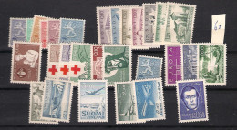 1963 MNH Finland, Year Complete According To Michel, Postfris** - Años Completos