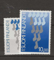 1987 MNH Finland, Mi 1029-30 Postfris** - Ungebraucht