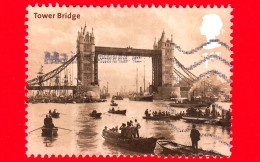 INGHILTERRA - GB - GRAN BRETAGNA - Usato - 2002 - Ponti Di Londra - Tower Bridge - 1st (27 P) - Gebruikt