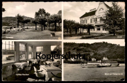 ALTE POSTKARTE BAD HONNEF RHEINHOTEL SPETSMANN HOTEL KAFFEE-PAVILOON TERRASSE BLICK AUF ROLANDSECK AK Cpa Postcard - Bad Honnef