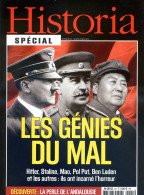 HISTORIA SPECIAL N° 22 Histoire Génies Du Mal Hitler Staline Mao Pol Pot Ben Laden - History