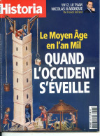 HISTORIA N° 843 Histoire Le Moyen Age En L'an Mill , 1917 Tsar Nicolas II Abdique - Geschiedenis