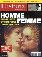 HISTORIA N° 663 Histoire Dossier Homme Femme Amour Sexe Et Traditions , Secrets Du Thé Volé Aux Chinois , Cachemire - Geschiedenis