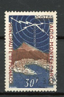 MONACO - Yv. N° 378  (o) 30f  Radio Monte-Carlo  Cote 7,85 Euro BE  2 Scans - Used Stamps