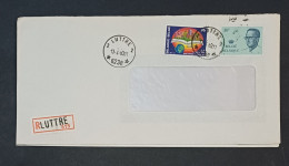 CACHET ÉTOILES / STERSTEMPEL  LUTTRE 2 _ RECOMMANDÉ LUTTRE - Postmarks With Stars