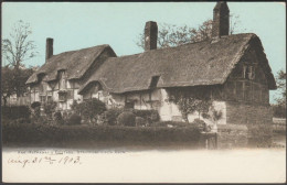 Ann Hathaway's Cottage, Stratford-upon-Avon, 1903 - HH Lacy Postcard - Stratford Upon Avon