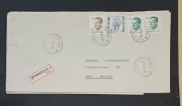 CACHET ÉTOILES / STERSTEMPEL  GRIMBERGEN 3 _ RECOMMANDÉ GRIMBERGEN 1 - Sellos Con Estrellas