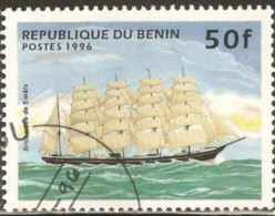 BENIN -  Voiliers 1996 : Barque De 5 Mâts - Schiffe