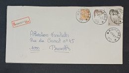 CACHET ÉTOILES / STERSTEMPEL  ROMERÉE _ RECOMMANDÉ ROMEDENNE - Postmarks With Stars