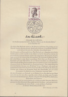 BERLIN 169, Ersttagsblatt ETB 27, Max Reinhardt, 1957 - 1° Giorno – FDC (foglietti)