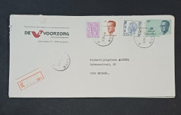 CACHET ÉTOILES / STERSTEMPEL LAUW _ RECOMMANDÉ TONGEREN 1 ( 1e AFDELING) - Bolli A Stelle