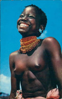 AFRICA - KENYA - HALF NAKED / NUDE / NU AFRICAN GIRL -  1960s/70s (12383) - Afrika