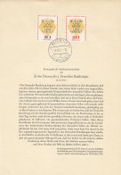 BERLIN 174-175, Ersttagsblatt ETB 29, Bundestagssitzung, 1957 - 1er Día – FDC (hojas)