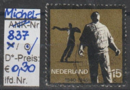 1964 - NIEDERLANDE - SM "Widerstandsbewegung...." 15 C Schwarz/braunoliv  - O  Gestempelt - S. Scan (837o Nl) - Used Stamps