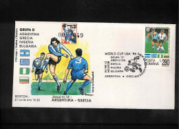 Romania 1994 World Football Cup USA - Group D Interesting Cover - 1994 – États-Unis