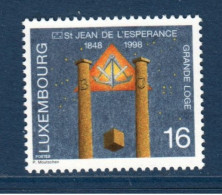 Luxembourg, **, Yv 1409, Mi 1459, SG 1479, Grande Loge Du Luxembourg St. Jean D'Espérance, - Franc-Maçonnerie