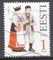 Estonia 1994 Single  Stamp From The Folk Costumes In Fine Used. - Estonia