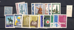 1967 MNH Finland, Year Complete According To Michel, Postfris** - Full Years