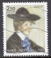 Estonia 1996 Single Stamp From The EUROPA STAMPS - Famous Women - Marie Under In Fine Used. - Estonia