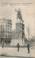 FRANCE - Lille - Vue Générale De La Place Richebé - Statue Du Général Faidherbe - Carte Postale Ancienne - Lille