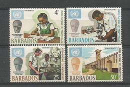 Barbados 1970 Int. Year Of Education  Y.T. 321/324 ** - Barbados (1966-...)