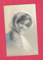 XB1227 JEUNE FILLE, ENFANT, GIRL FAMOUS MODEL GRETE REINWALD LACE VEIL SEC. CONDITION - Retratos