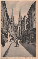 FRANCE - Clermont Ferrand - La Cathédrale - Rue Des Gras - Animé - Carte Postale Ancienne - Clermont Ferrand