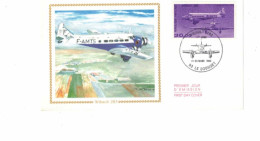 Enveloppe Premier Jour Poste Aérienne Numéro 59  Cote : 30.00 Euros - 1960-.... Gebraucht