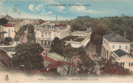 FRANCE - Châtel Guyon - Avenue Baraduc Et Casino - Colorisé - Carte Postale Ancienne - Châtel-Guyon