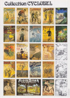 Vignettes Erinophilie** -  "Collection Cyclobel" - 25 Timbres / 25 Zegels / 25 Briefmarken / 25 Stamps - Ciclismo