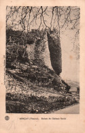 CPA 86 GENCAY Ruine Du Château Féodal - Gencay