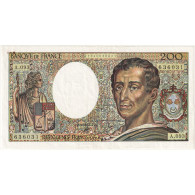 France, 200 Francs, Montesquieu, 1990, A.093, TTB+, Fayette:70.10b, KM:155d - 200 F 1981-1994 ''Montesquieu''