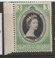 Trinidad And Tobago 1953  SG 279 Coronation Marginal  Unmounted Mint - Trinidad Y Tobago