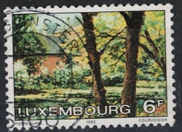 Luxemburg -Landschaft (Sommer); Gemälde Von Pierre Blanc(MiNr: 1047) 1982 - Gest Used Obl - Usati