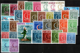 Tema  Europa - 1966 - Año  Completo 37 Sellos - Full Years