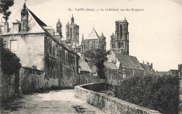 FRANCE - Laon (Aisne) - Vue Générale De La Cathédrale Vue Des Remparts - Carte Postale Ancienne - Laon