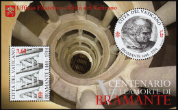 Vaticano F1661 2014 Personalidad. 500º Aniversario De La Muerte De Bramante MN - Sonstige & Ohne Zuordnung