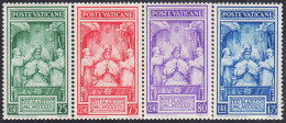 Vaticano 86/89 1939 Coronación De Pío XII Religión MH - Sonstige & Ohne Zuordnung