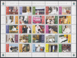 Vaticano 1283/07 2003 25 Años Del Pontificio De Giovanni Paolo II MNH - Other & Unclassified