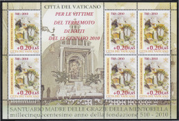 Vaticano 1515 2010 Minihojita Santuario Madre De Gracia De La Mentorella MNH - Otros & Sin Clasificación