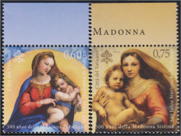 Vaticano 1584/85 2012 500 Años De La Virgen De Foligno MNH - Other & Unclassified