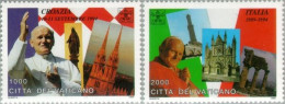 Vaticano - 1023/24 - 1995 Serie Viajes De S S Juan Pablo II Lujo - Otros & Sin Clasificación